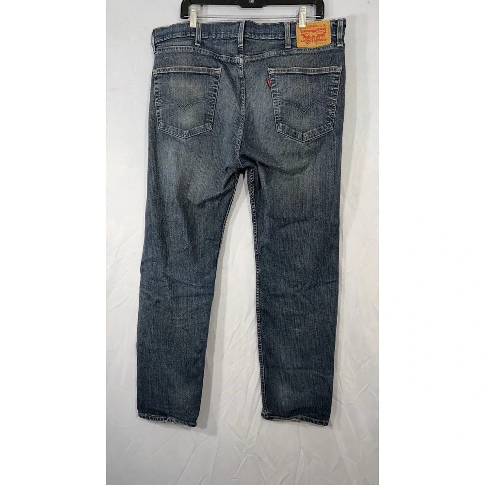 Levi's 505 Jeans Medium Wash‎ Fade Blue Jeans True Size 36/32